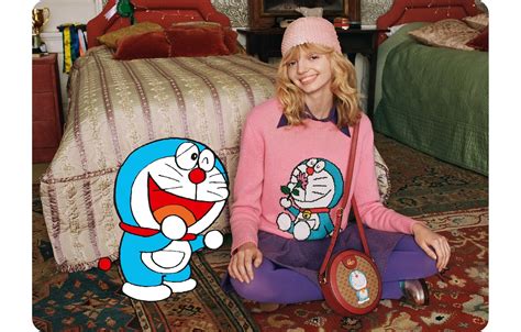 doraemon x gucci colors.